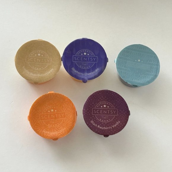 Scentsy Love Country Element Wax Warmer Cream White Retired & Wax Samples New - Picture 6 of 13